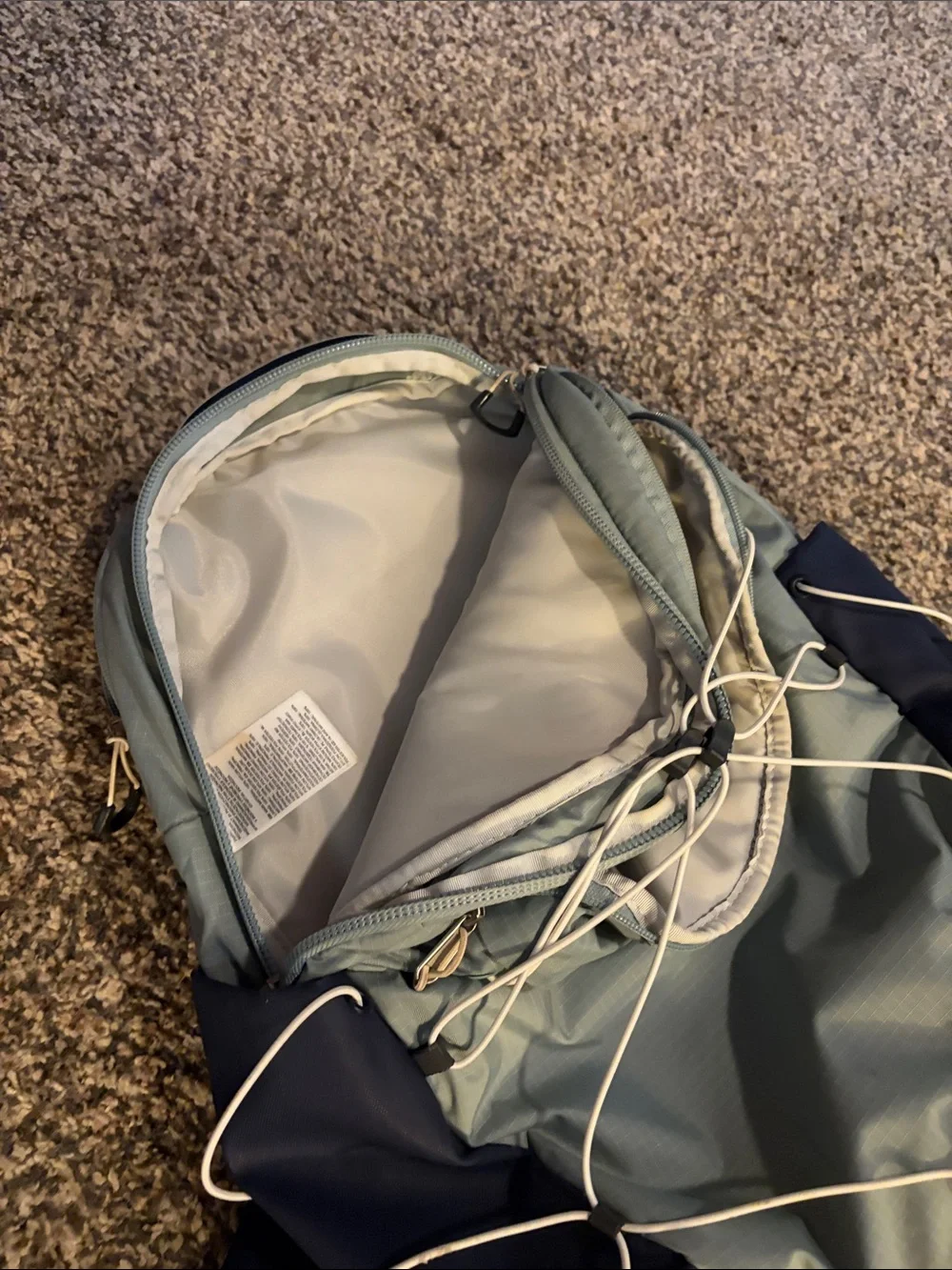 The North Face Borealis Backpack - Light Blue and Navy